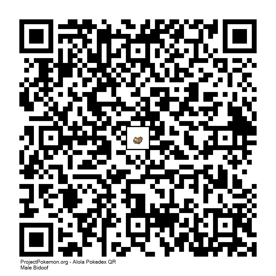 Cdigo QR de Bidoof